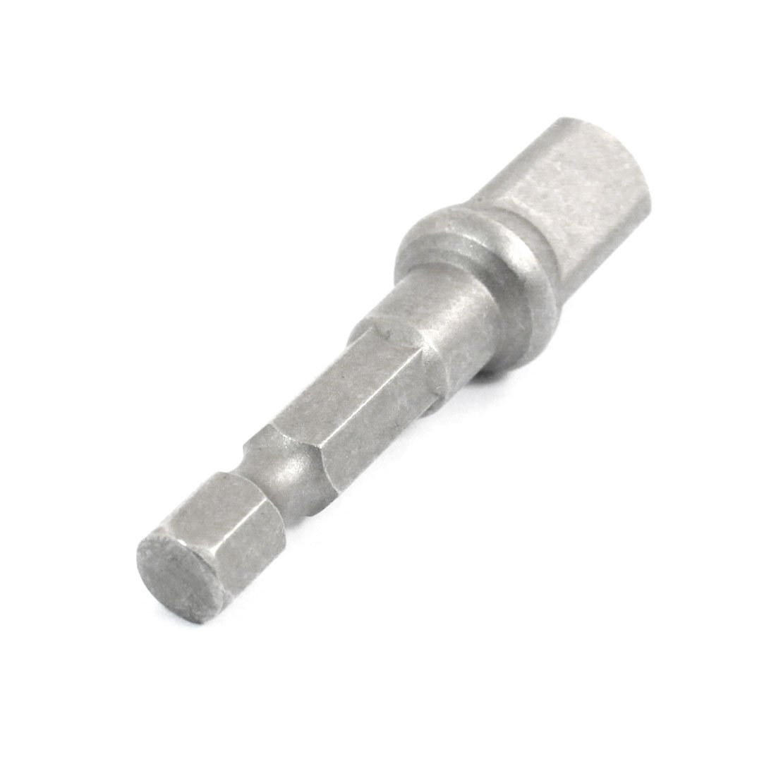 IIVVERR 1/4in Hex drill hole 3/8in Square Head Socket Bit Adapter Drill Nut Driver Extension Bar (1/4' 'Vástago hexagonal 3/8' 'Adaptador de broca de cabeza cuadrada Tuerca de perforación Barra de e