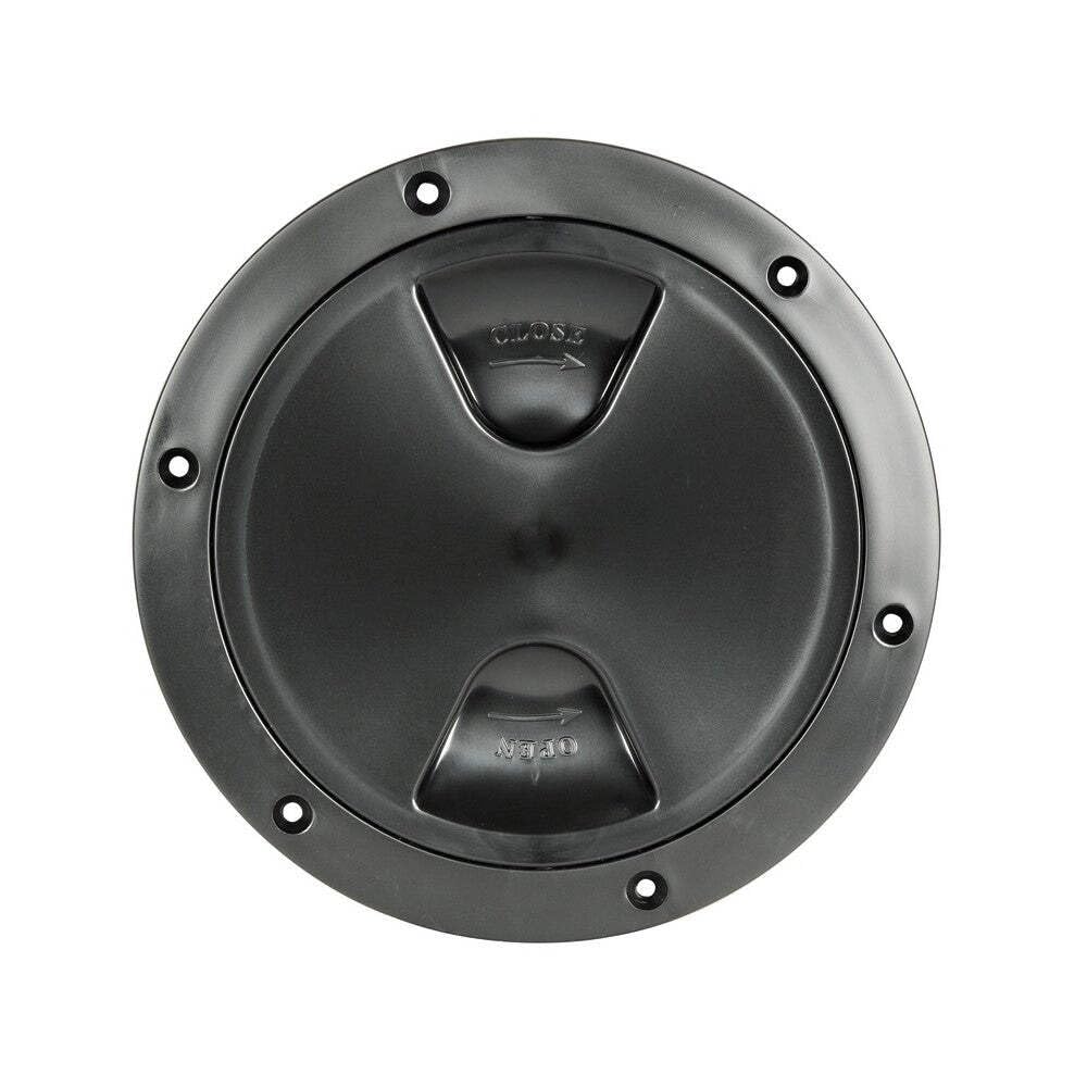 Osculati Inspection hatch screw lock black 125 mm