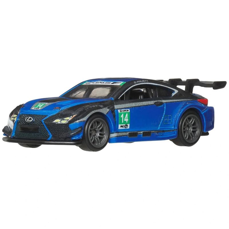 Image of Hot Wheels Aero Styles Lexus RC F GT3 Car Culture 1:64 Scale Die-Cast Car 4 /5 (Blue)