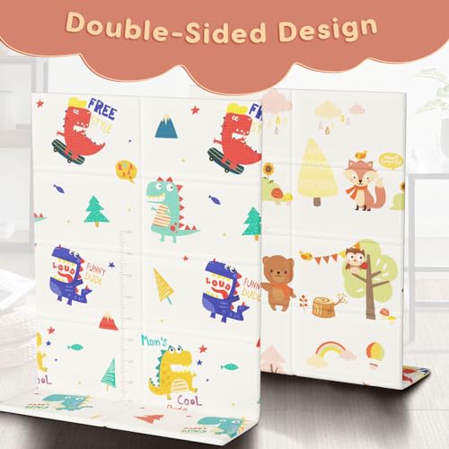 Fshibila PPD-1 Baby Playpen Mat, 74 Inch × 50 Inch Baby Play Mat For Floor thumb #4