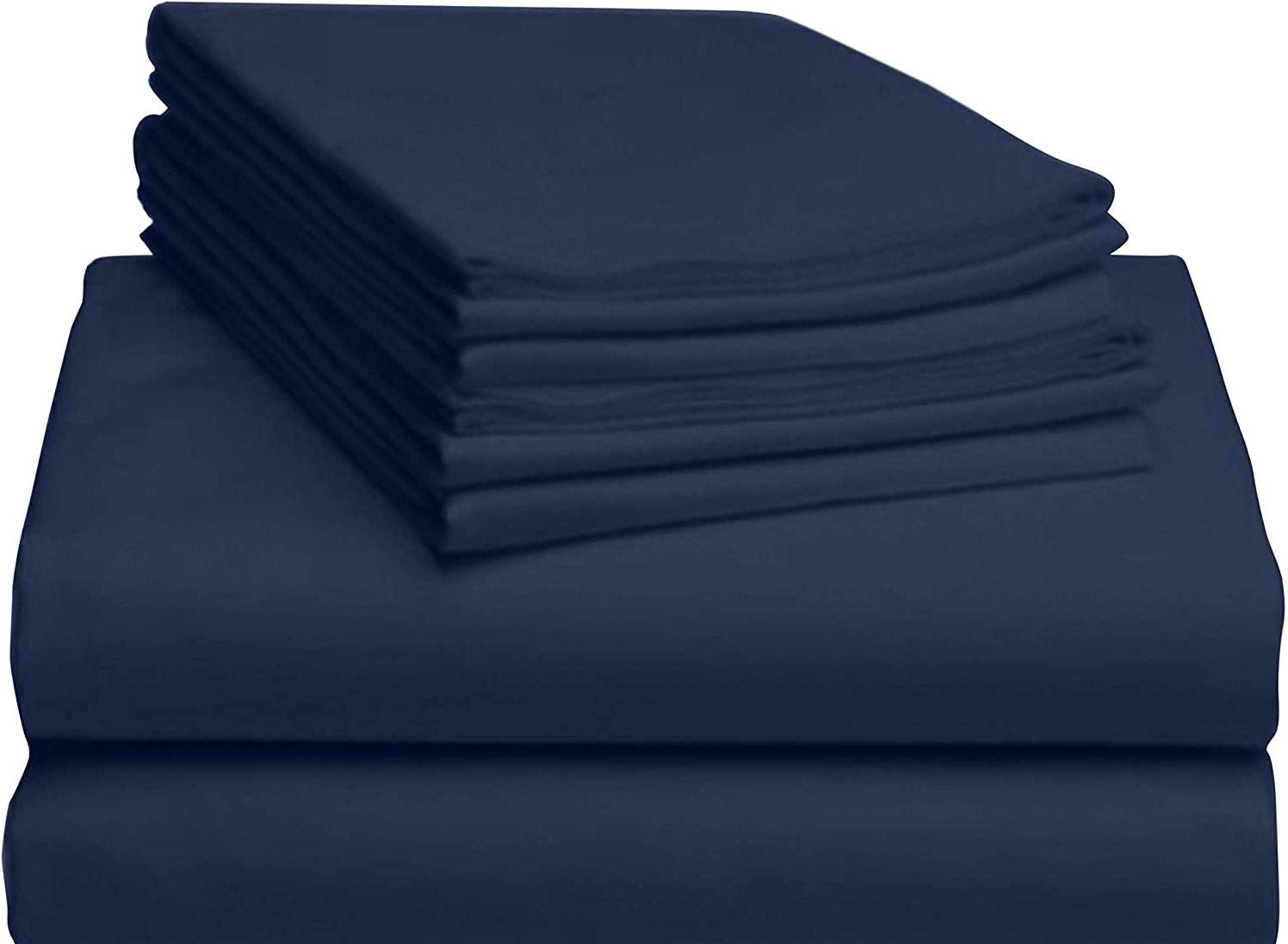 Top Split Head Queen Sheet-Navy BlueTop Adjustable Sheet, Top Split Queen 100% Egyptian Cotton 800 Thread Count Sheets Sets for Adjustable Beds,Top Split Fitted Sheet Upto 24'' Deep Pockets