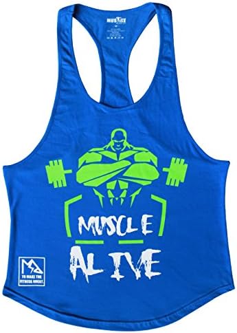Homme Musculation Débardeurs Tank Top de Sport sans Manches Tee T...