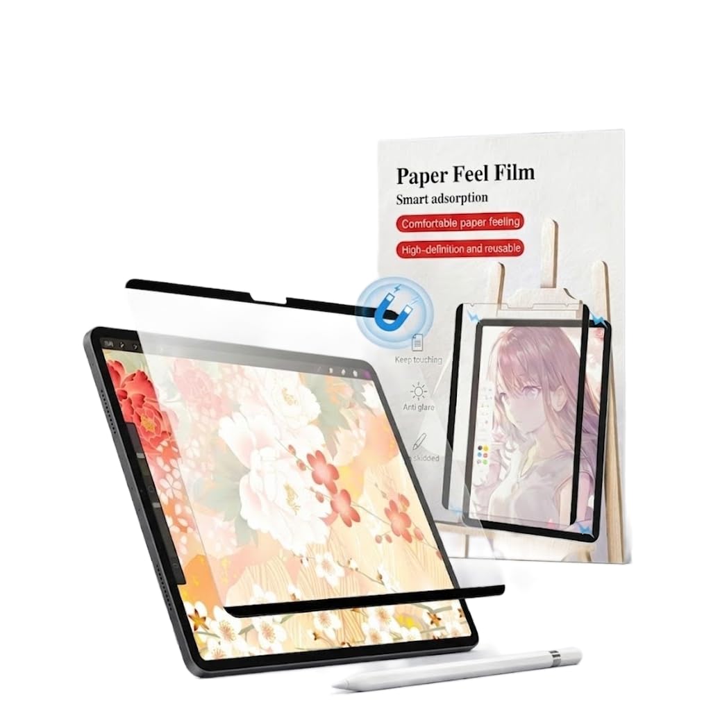 Magnetic Paper-Like Screen Protector for iPad – Reusable Matte Surface for Note Taking, Sketching & Drawing (iPad Pro 11 inches (M4/M5))-image-32