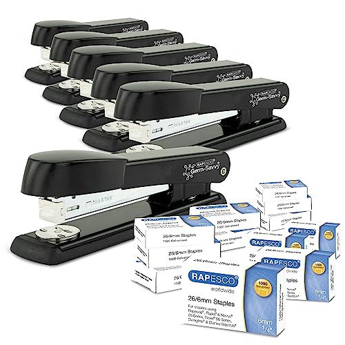 Agrafeuse Marlin Rapesco Business Pack durable avec agrafes de 26/6 mm