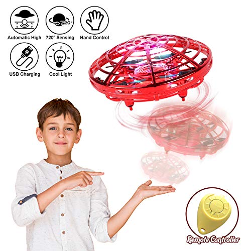 98K Hand Operated Drones for Kids or Adults, Light Up Joy Flying Ball