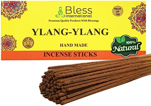 Bless-White-Sage-Incense-Sticks 100%-Natural-Handmade-Hand-Dipped-Incense-Sticks Organic-Chemicals-Free For-Purification-Relaxation-Positivity-Yoga-Meditation The-Best-Woods-Scent (25 Sticks (40GM))
