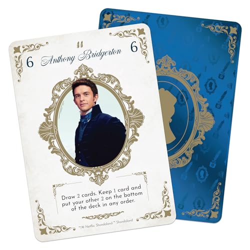 Image of Bridgerton Love Letter Card Game - Unmask Lady Whistledown's Identity! Strategy Game for Kids and Adults Based on The Hit Neflix Series, Ages 10+, 2-6 Players, 20 Minute Playtime, Made by Z-Man Games
