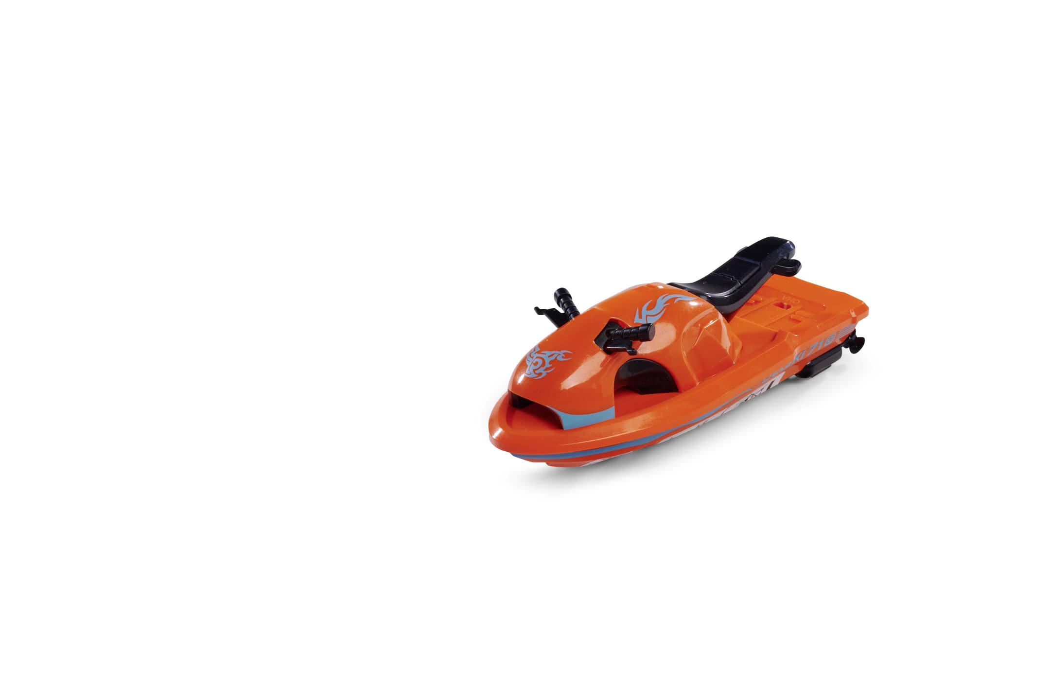 Carson 500108056 Nano Racer Jetski 2,4 GHz - zdalnie sterowana łódź, RC Boot, zdalnie sterowana łódź dla dzieci i dorosłych, w zestawie pilot zdalnego sterowania, pomarańczowa