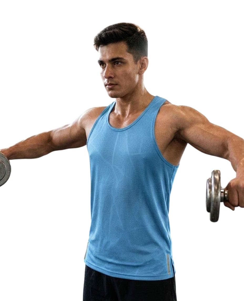 prince Men's Gym Sports Tank Top Sleeveless Athletic Vest for Workout Running Training Bodybuilding Exercise Quick Dry Lightweight Fitness Gym Wear-picture-26