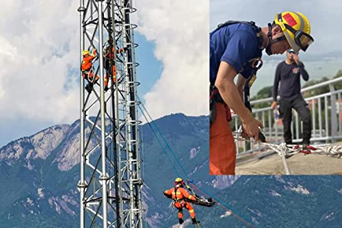 Northpada 10Mm 10 Meter Orange Polyester Rock Dynamic Climbing Rope Boat Anchor Marine Rope Dock Lines Arborist Tree Rope Hoist Rigging Line #TOP4