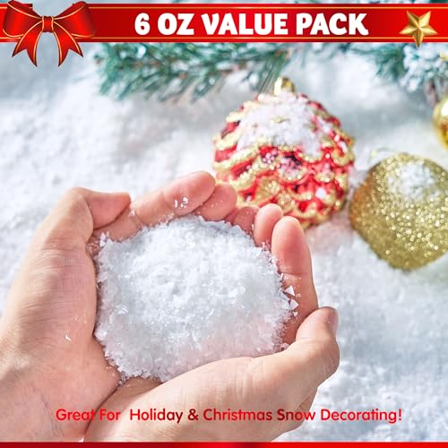 Joyin 15775 6 Oz Christmas Artificial Snow, Plastic Fake Snowball thumb #1