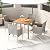YEEFY 5 Piece Outdoor Table and Chairs Outdoor Patio Furniture Set Outdoor Dining Set for 4 Rattan Patio Table and Chairs Set of 4 Wicker Patio Dining Sets for Backyard Garden Porch Balcony Pool Deck