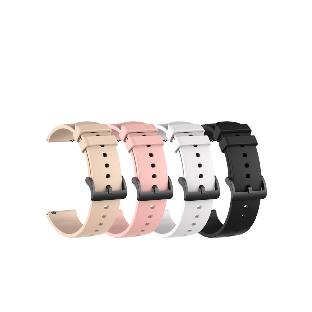 Compatible with TMHAI/Yoever/TOOBUR/Fitpolo/Faweio/Amzhero/Keeponfit/ENOMIR/WMK/VNH IDW20 Smartwatch Bands Women Men,Soft Silicone Strap Waterproof