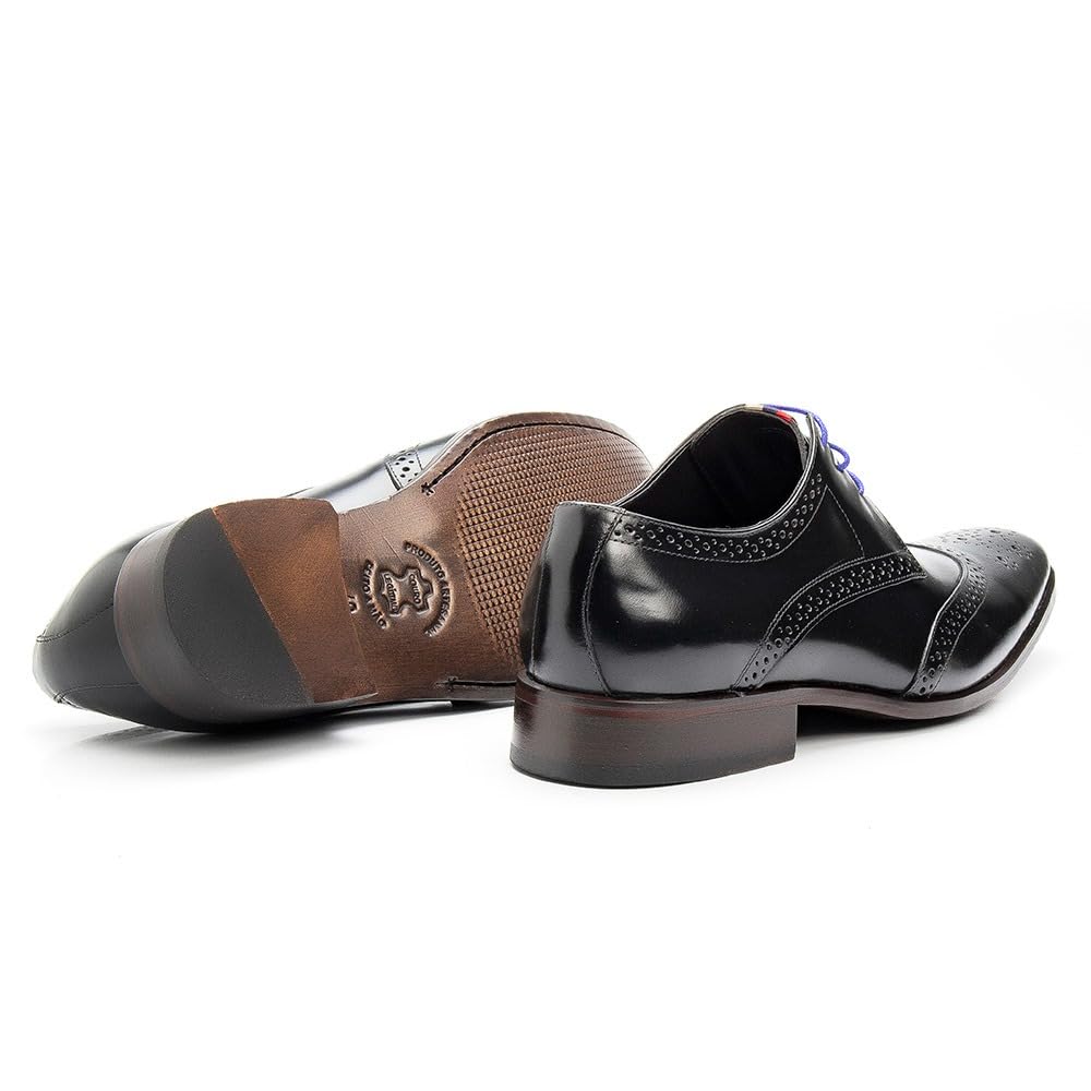 Sapato Social Masculino de Couro Legítimo Natural Derby Italiano Oxford Confortável Artesanal Moderno – 657 em promoção! Veja a oferta e mais achadinhos de Sapatos 3 Hoje é o melhor dia para comprar Sapato Social Masculino de Couro Legítimo Natural Derby Italiano Oxford Confortável Artesanal Moderno – 657 com aquele preço maroto! Promoção! Aproveite a oferta! 3