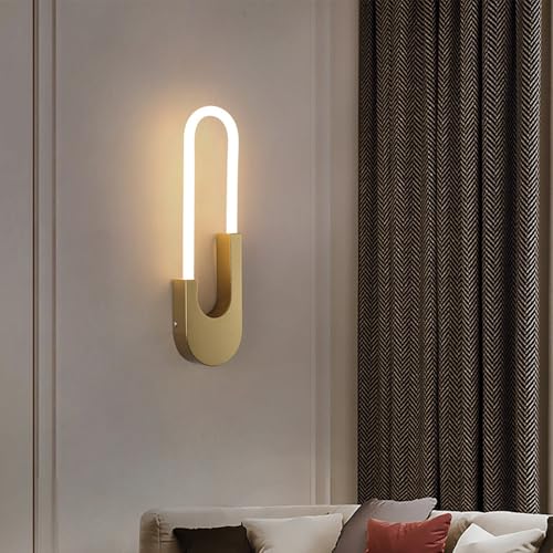 Aplique de pared LED ovalado que elimina sombras oscuras en pasillos oscuros