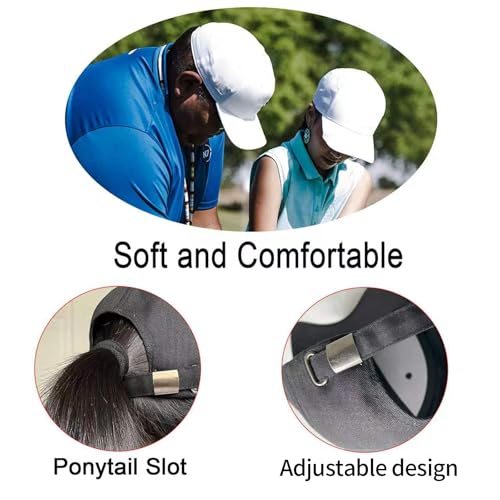 Image of PFFY 2 Packs Baseball Cap Golf Dad Hat for Men and Women