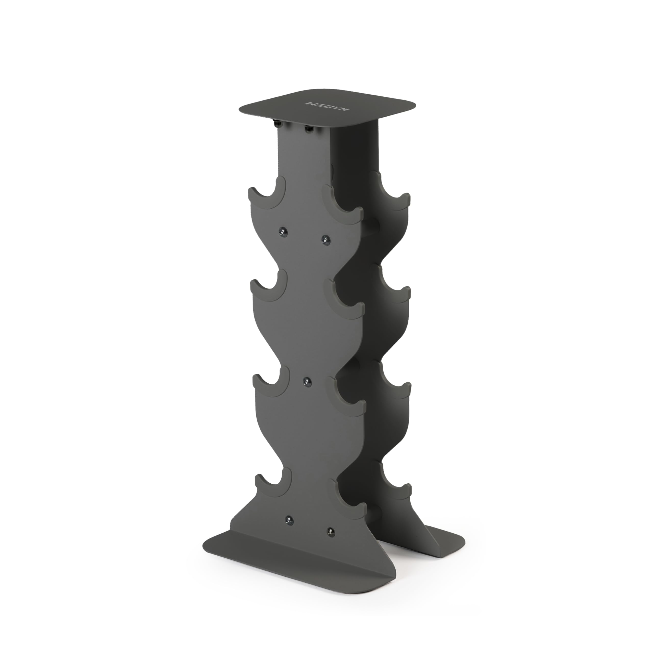 WeGymダンベルラックは頑丈な鋳鉄製で、省スペースのソリューション、重量のあるベアリング、頑丈なラバーベース、自宅やジムでの安全なワークアウト、ヨガ、ピラティス、筋力トレーニングに。