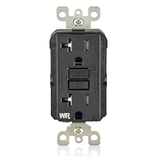 Vista 22 de Leviton SmartlockPro receptáculo resistente al clima, comprobación automática, con guía de luz e indicador LED, GIDDS-2493466