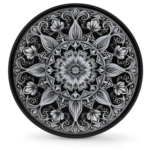 Image of Spare Tire Cover for RV Trailer, Nationality Bohemia Mandala Tire Covers Universal Fit for Travel Trailer Camper Jeep RV SUV Truck Waterproof Wheel Cover (15 inch for Diameter 27 inch - 29 inch)