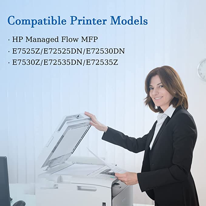 Image of Trendvision W9005MC Black Toner Cartridge | Compatible with HP Laserjet Managed Flow E72500 Series Printers, High-Yield, Reliable Performance for Professional Quality Prints