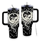 TNASURHUS Dragon Gifts for Men Women, 40oz Tumbler with Handle for Dad Husband Boyfriend, Dragon Lover Gift for Birthday Christmas Thanksgiving Day