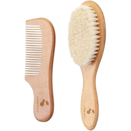Baby Cherry Brush & Comb Set