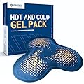 Reusable Hot and Cold Gel Ice Pack for Shoulder, Rotator Cuff, Knee, Back, Head, Eyes, Elbow, Hip - Leak Proof Post Surgery Heat & Cold Therapy Compress by FIGHTECH (Hinge Joint, Single)