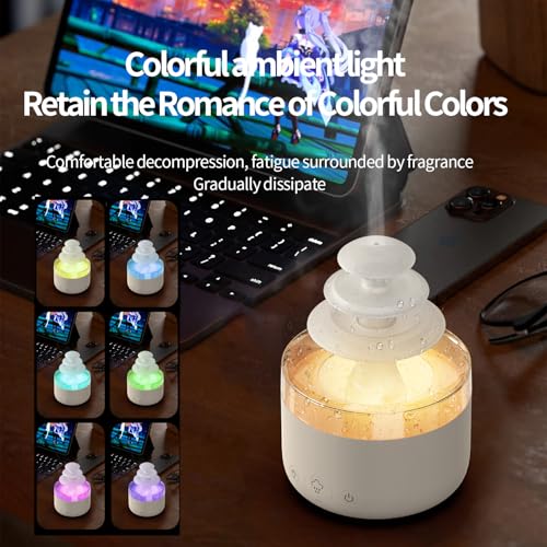 Humidificador Rain Cloud con Difusor y Luz LED miniatura 4