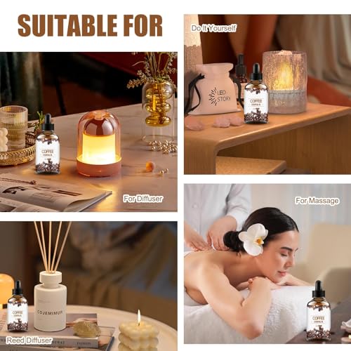 Kaffeeöl Gegen Falten - Bio Gesichtsserum mit Kaffee-Öl, Coffee Essences Oil Gesichtspflege für Haut Körper Haarpflege, Verjüngendes und Straffendes Öl (30ml, 1PC)