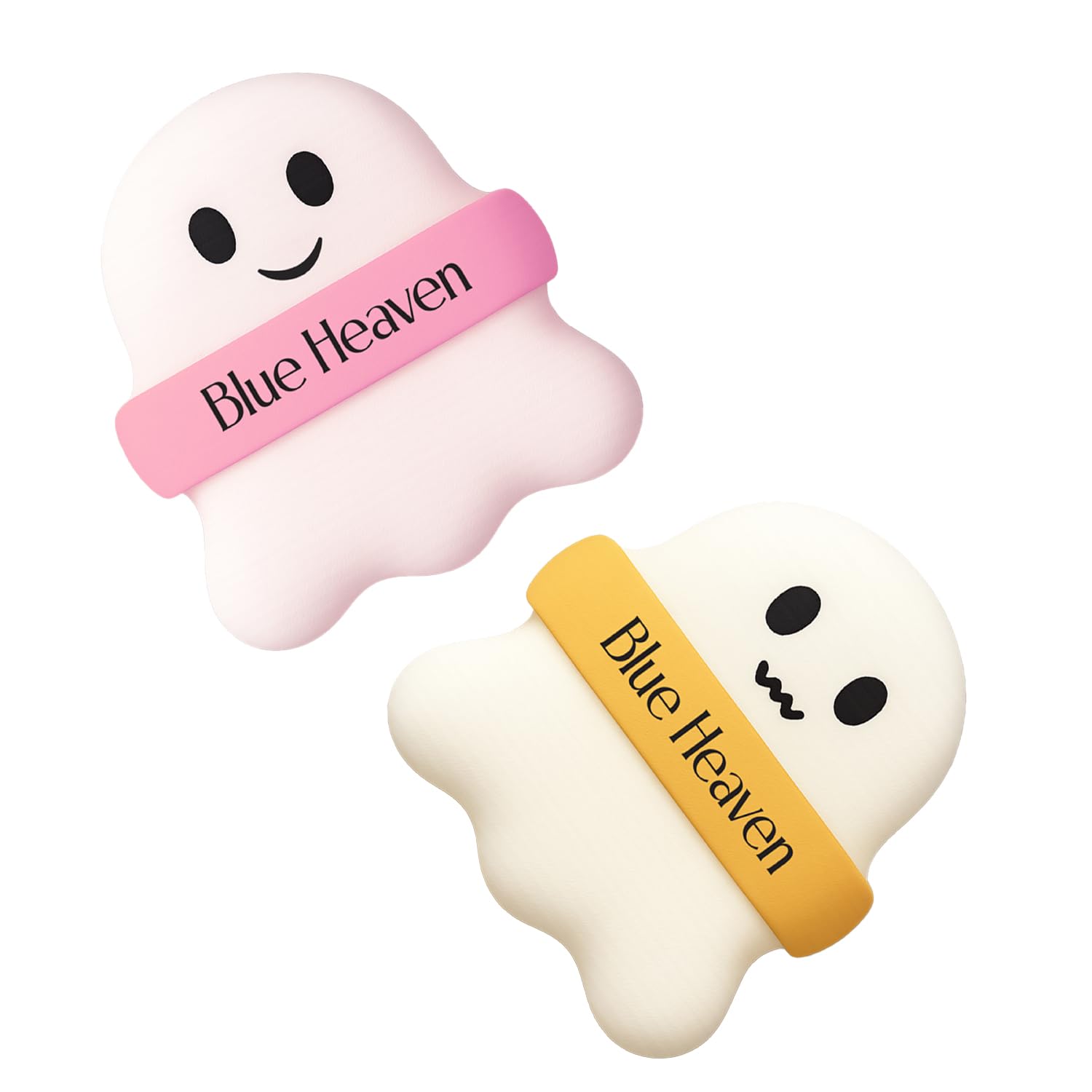 Blue Heaven Spookie But Pookie Makeup Sponge Powder Puff for Face Makeup | For Loose & Pressed Powder Application | Easy to Clean and Handle | Powder Puff for Women with strap, Pack of 2-image-35