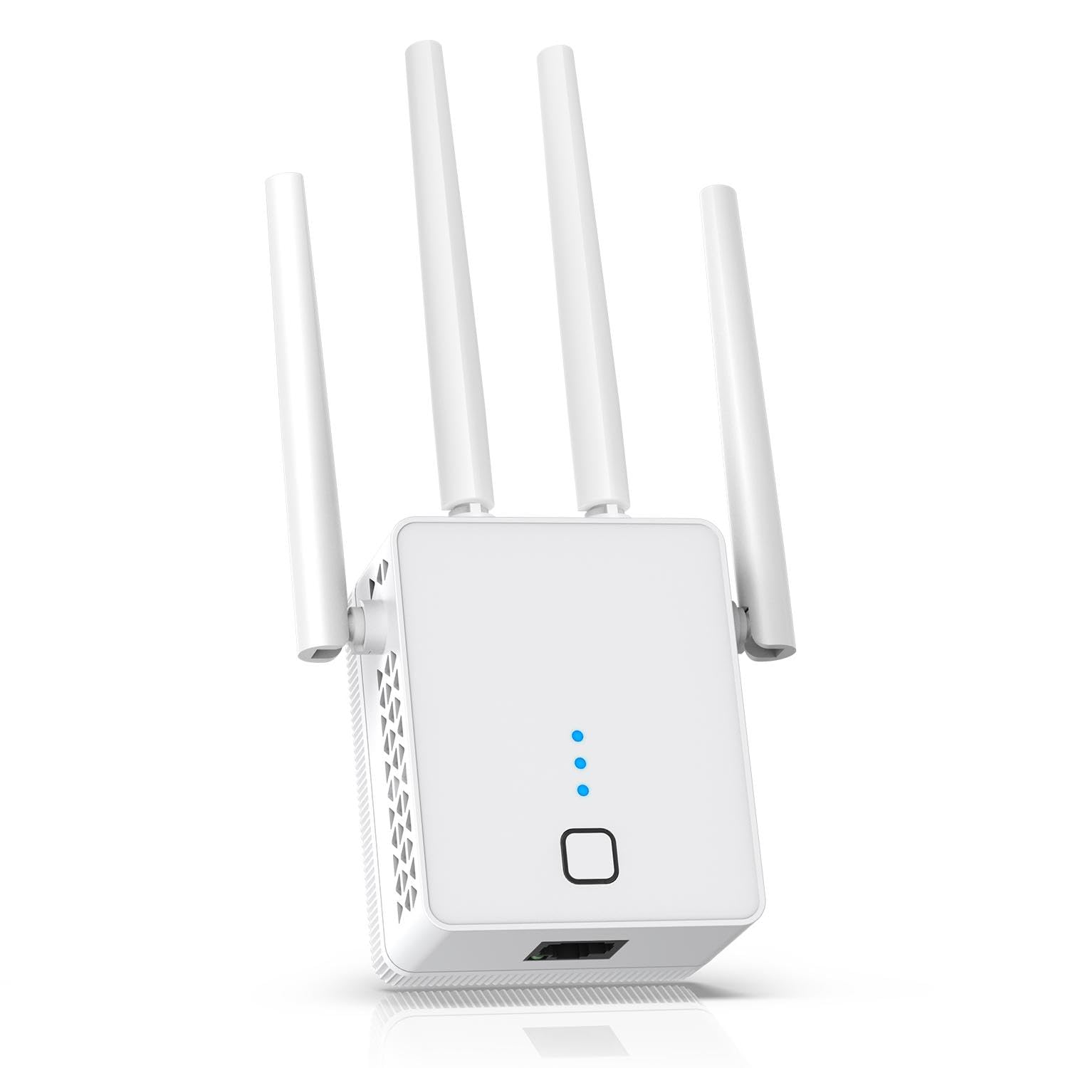 (5.8GHz/2.4GHz), WiFi Extender Signal Booster for Home with Ethernet Port Covers up to 18999sq.ft and 115+ Devices (White) 2026 New WiFi Extender, WiFi Booster 1200Mbps Dual Band