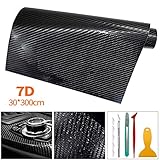 GEEIGNET FÜR DIY - Die Kohlefaser Autoaufkleber können es schneiden und nicht nur für das Auto sondern auch Fahrräder, Motorräder, Computer, Koffer, Möbel usw. zieren.