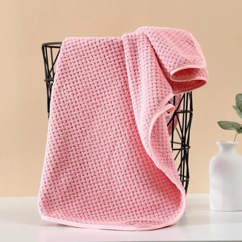 Image of LINEAR Microfiber Hand Towel /Highly Absorbent Hand Towels for Bathroom /Soft Hand Microfiber Face Towel /Towel for Men, Women,Gym (SIZE-75x35) (Pink)