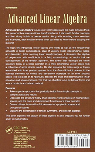 Advanced Linear Algebra (Textbooks in Mathematics) - Image 2