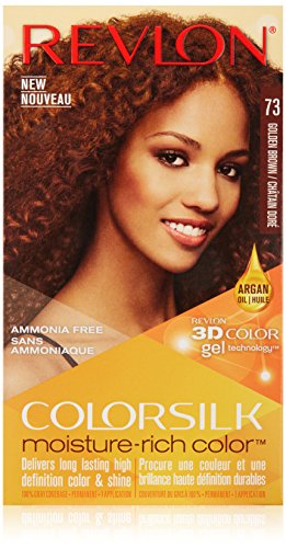 Revlon Colorsilk Moisture Rich Hair Color, Golden Brown No. 73, 1 Count