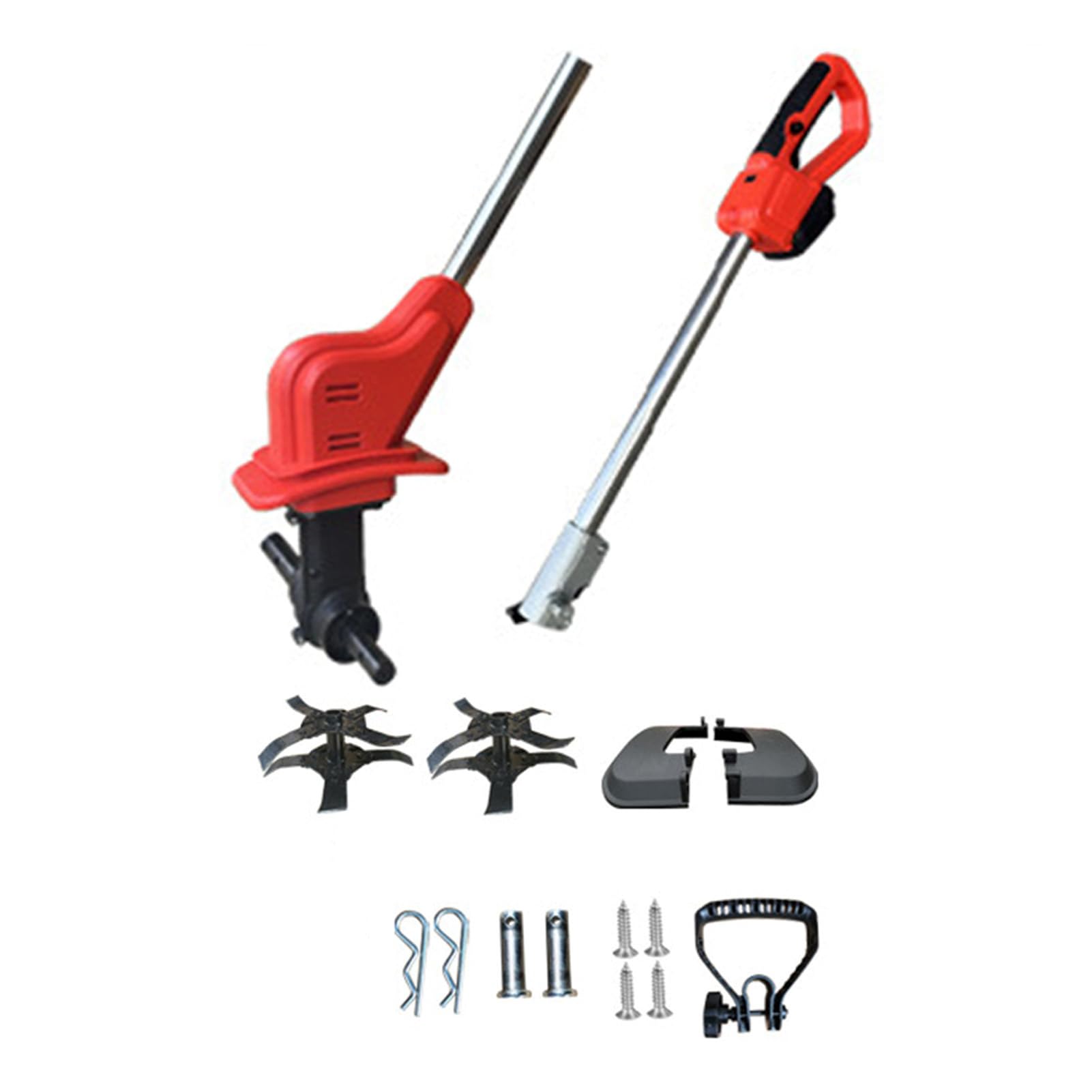 Elektryczna Glebogryzarka Ogrodowa, Zasilana Akumulatorowo, Ergonomiczna Konstrukcja, Wyświetlacz Cyfrowy, do Uprawy Trawników i Ogrodów