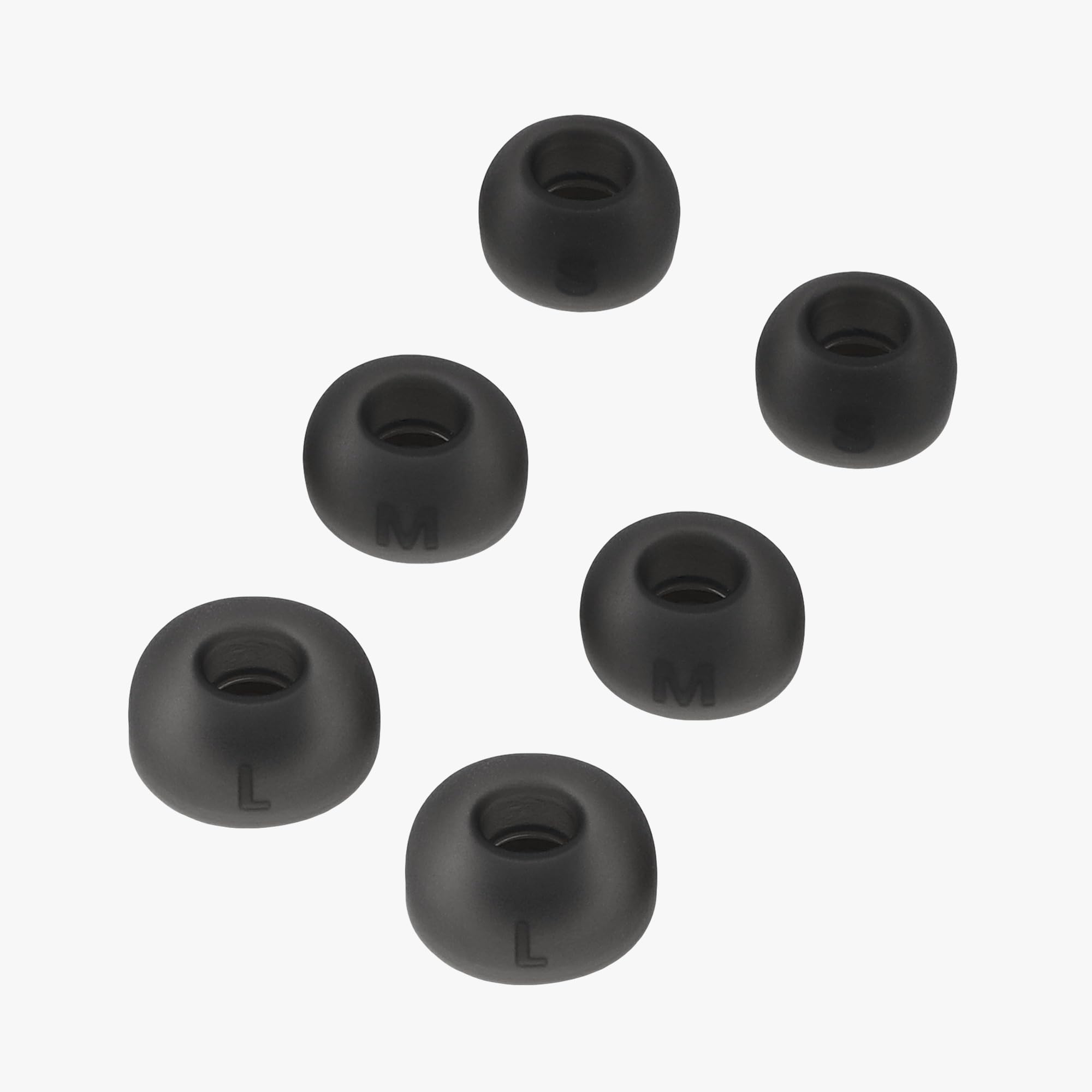 kwmobile 6x cover voor in-ear oortjes compatibel met JBL Tune Buds - Vervangende oordopjes van siliconen in zwart - 3 maten kwmobile 6x cover voor in-ear oortjes compatibel met JBL Tune Buds - Vervangende oordopjes van siliconen in zwart - 3 maten