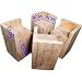 Produktbild ENCOMAG Möbel Risers aus Holz Möbelerhöher Betterhöhung Möbelerhöhung Tischerhöher Elefantenfuß Bed Riser 4 Stück