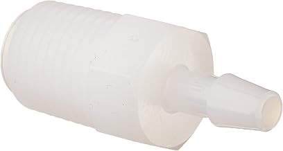 Eldon James A4-3HDPE High Density Polyethylene Adapter Fitting, 1/4-18 NPT to 3/16