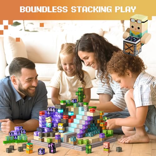 GobiDex Magnetic Building Blocks Kids Game-Based Build Magwonder World with Magnet Construction Toys, 100PCS STEM Sensory Birthday Gift for Toddler Boys Girls by GobiDex - Image 3