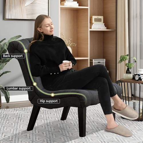 Sillón Plegable Acogedor Gris miniatura 4