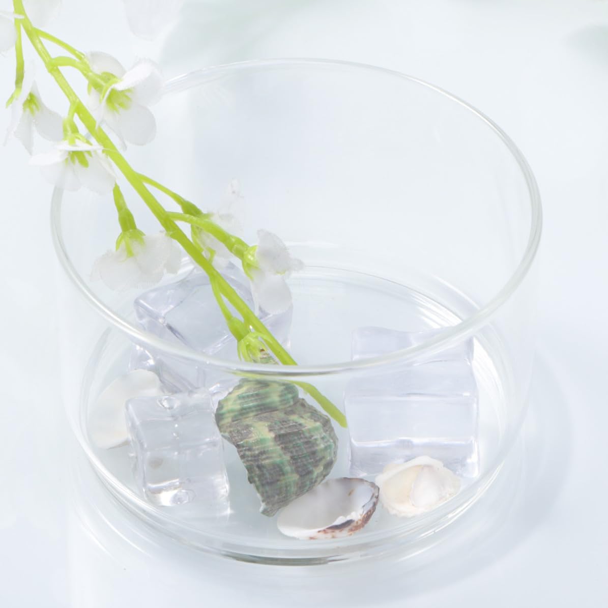 Amosfun Salad Bowl Heat Resistant Glass Stackable for Vegetables and Milk