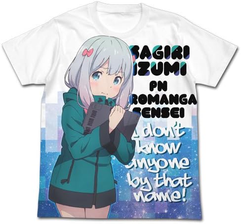 Amazon Co Jp エロマンガ先生 Tva 和泉紗霧 フルグラフィックtシャツ ホワイト Xlサイズ ホビー 通販
