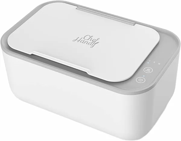 Baby Wipe Warmer, Wipe Warmer and Baby Wet Wipes Dispenser, Smart Precise Temperature Control Large Capacity Evenly Overall Heating Silence, Wipes Warmer for Babies Portable Wipe Warmer (White)