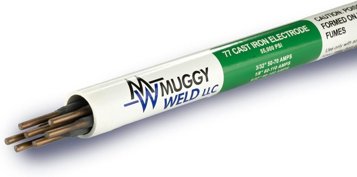 77 Cast Iron Welding Rod Kit 1/2 lb (1/8" diameter)