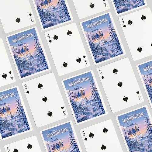 Lantern Press Baraja de Póker 52 cartas para adultos miniatura 4