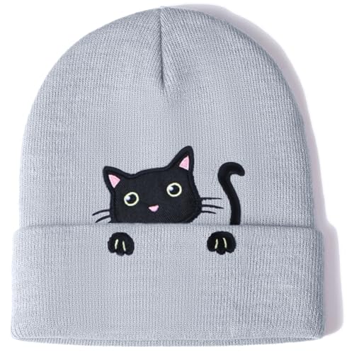 Women’s Cat Beanie Cute Lover Gifts Animal...