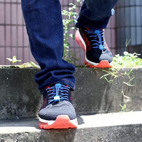 Image of HOMAR Elastic Shoe Laces Stretch No Tie Shoe Laces for Kids and Adults Tieless Shoelaces for Sneakers Elastic Laces (70.8 inch)