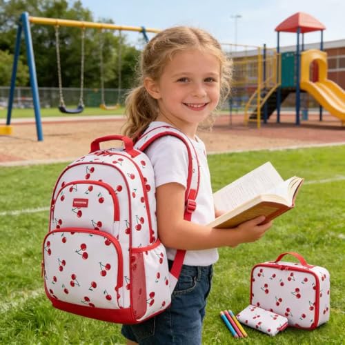 Image of mommore Kids Backpack Set Kindergarten School Bookbag for Boys Girls