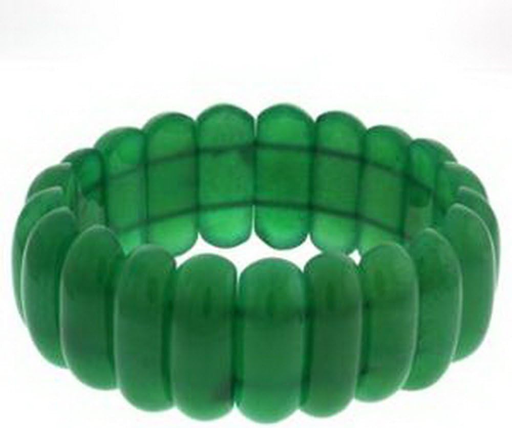 Elegant Green Aventurine Jade Gemstone Bracelet - Fortune Lady Jade Bracelet